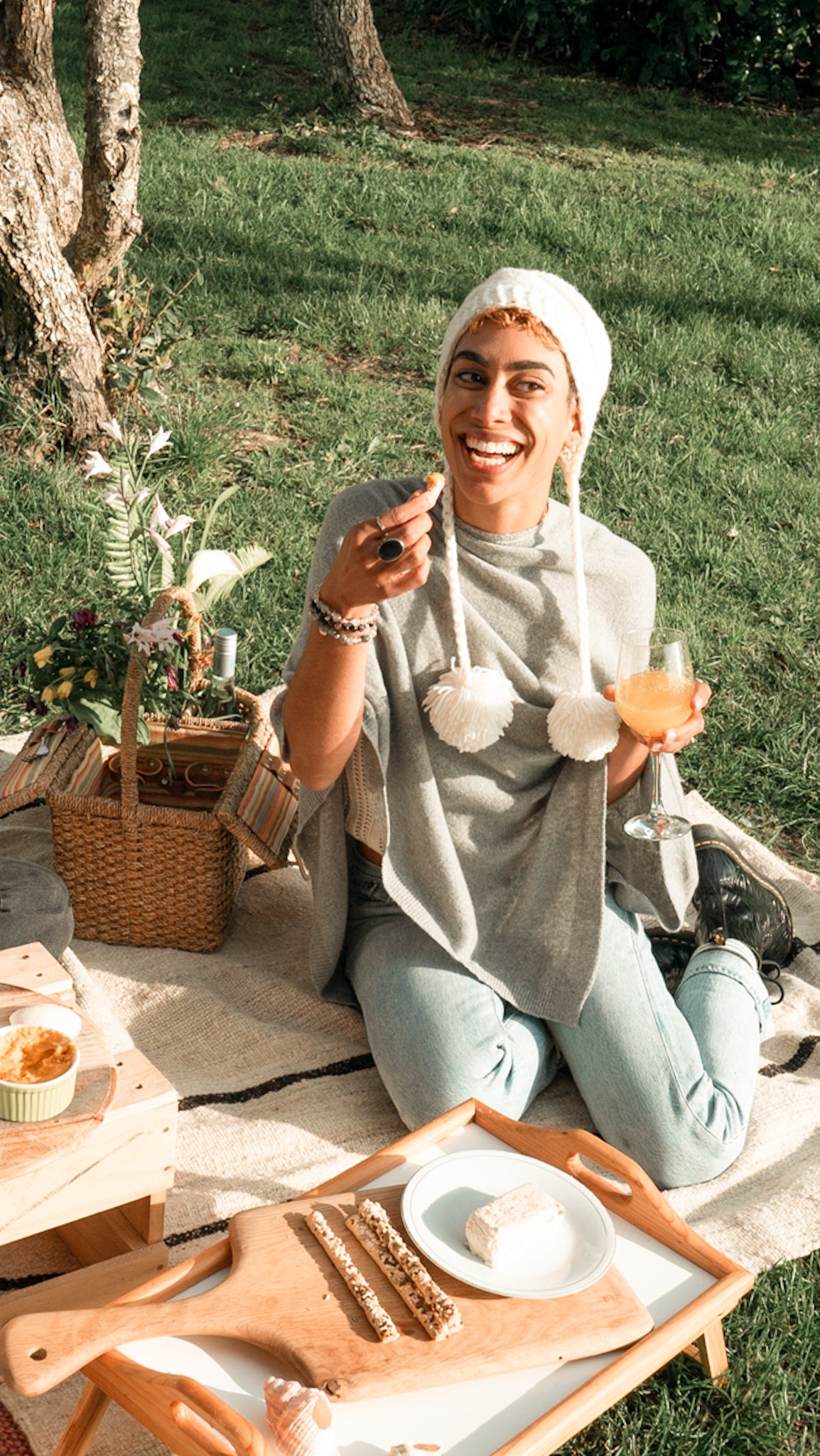 Poncho Cashmere - Tundra