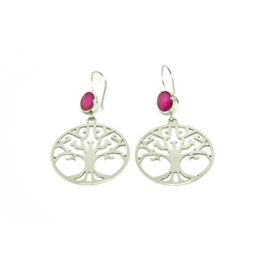 Arbol de la vida Pendant Earrings