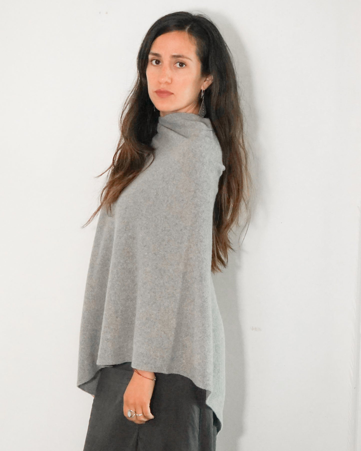 Poncho Cashmere - Tundra