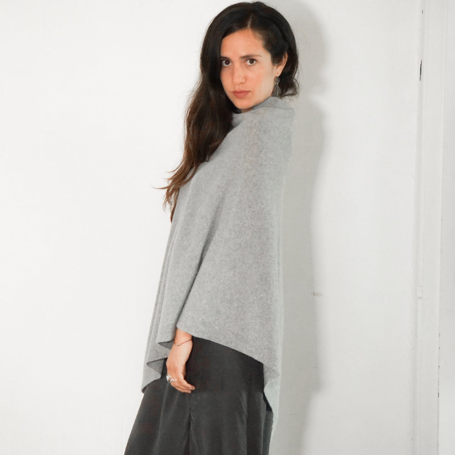 Poncho Cashmere - Tundra