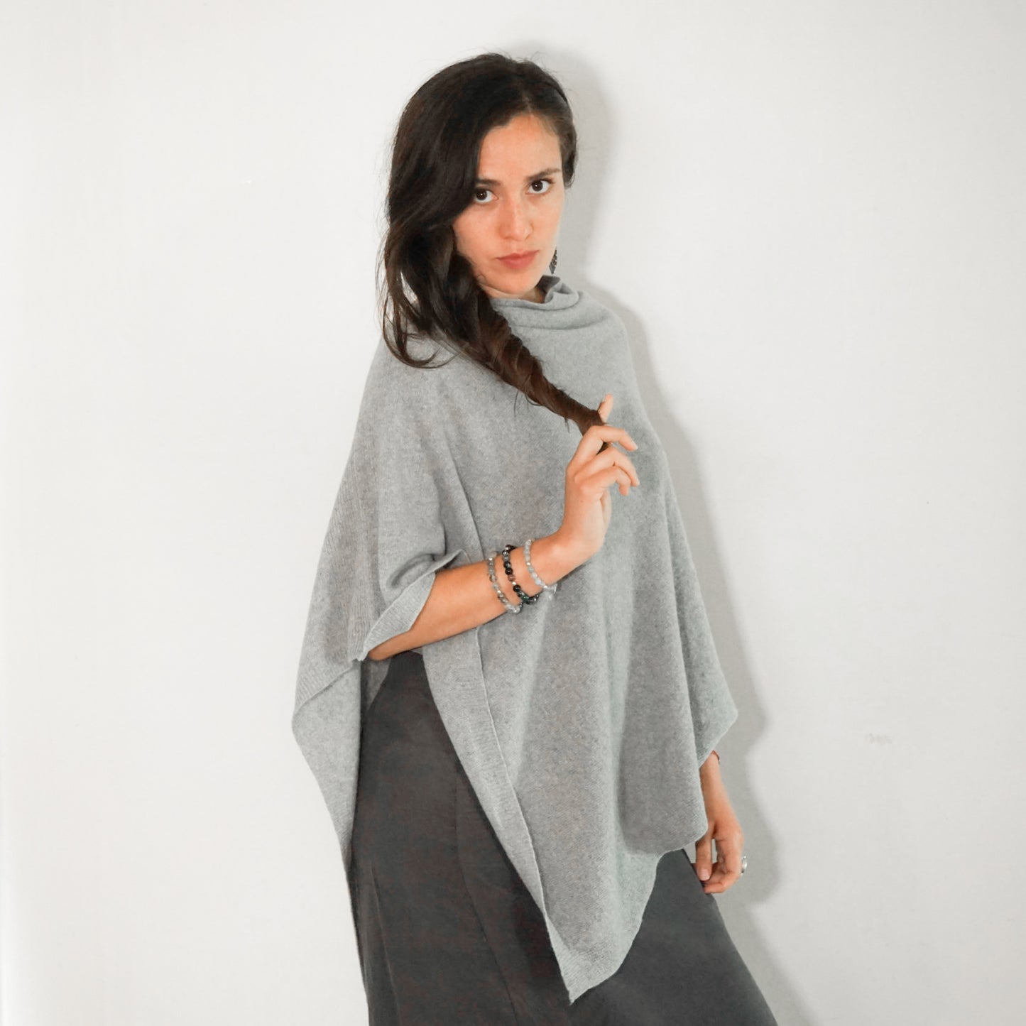 Poncho Cashmere - Tundra