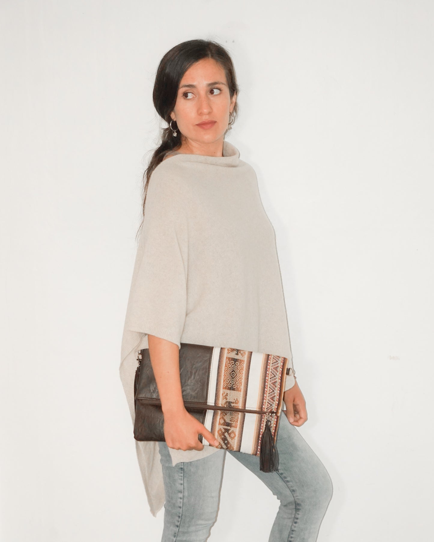 Poncho cashmere - Duna