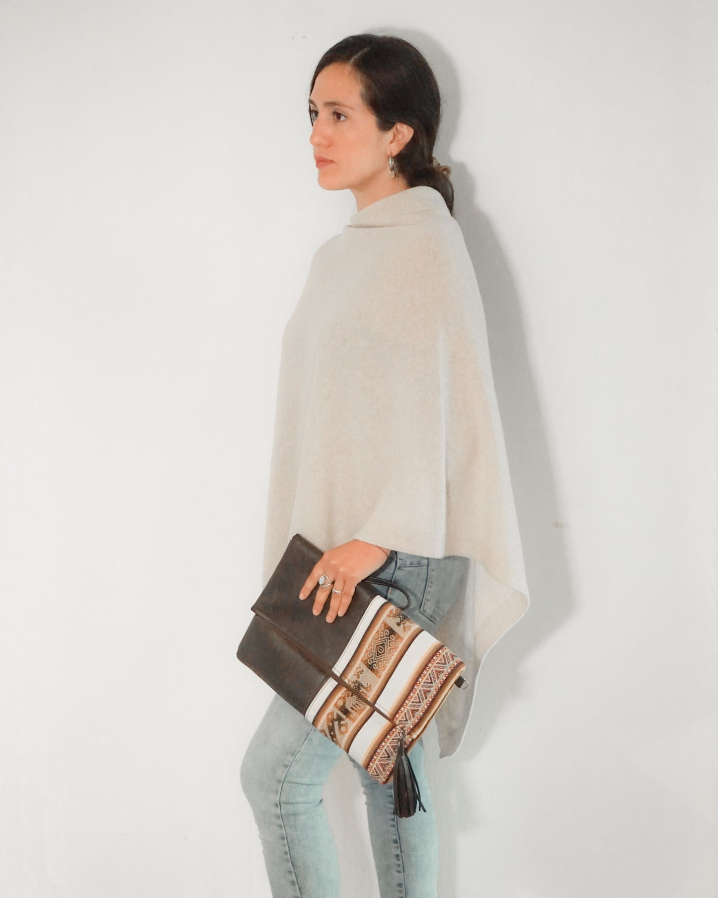 Poncho cashmere - Duna