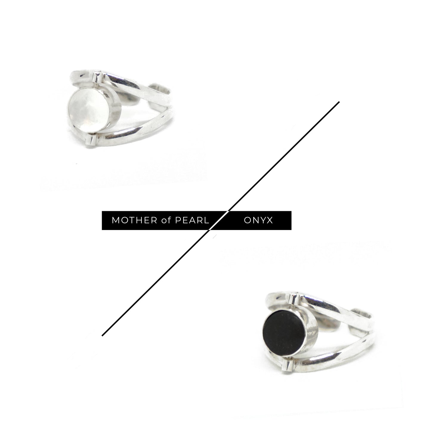 Petite Silver Reversible Ring