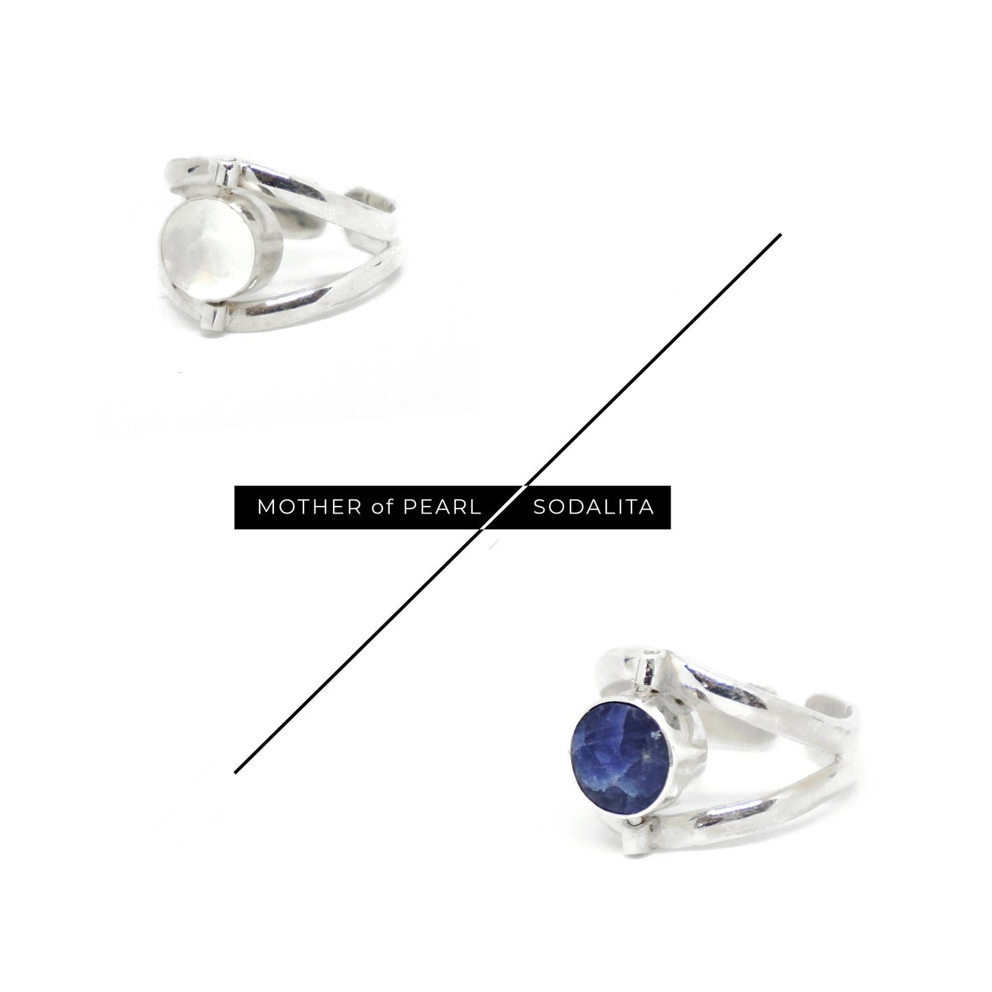 Petite Silver Reversible Ring