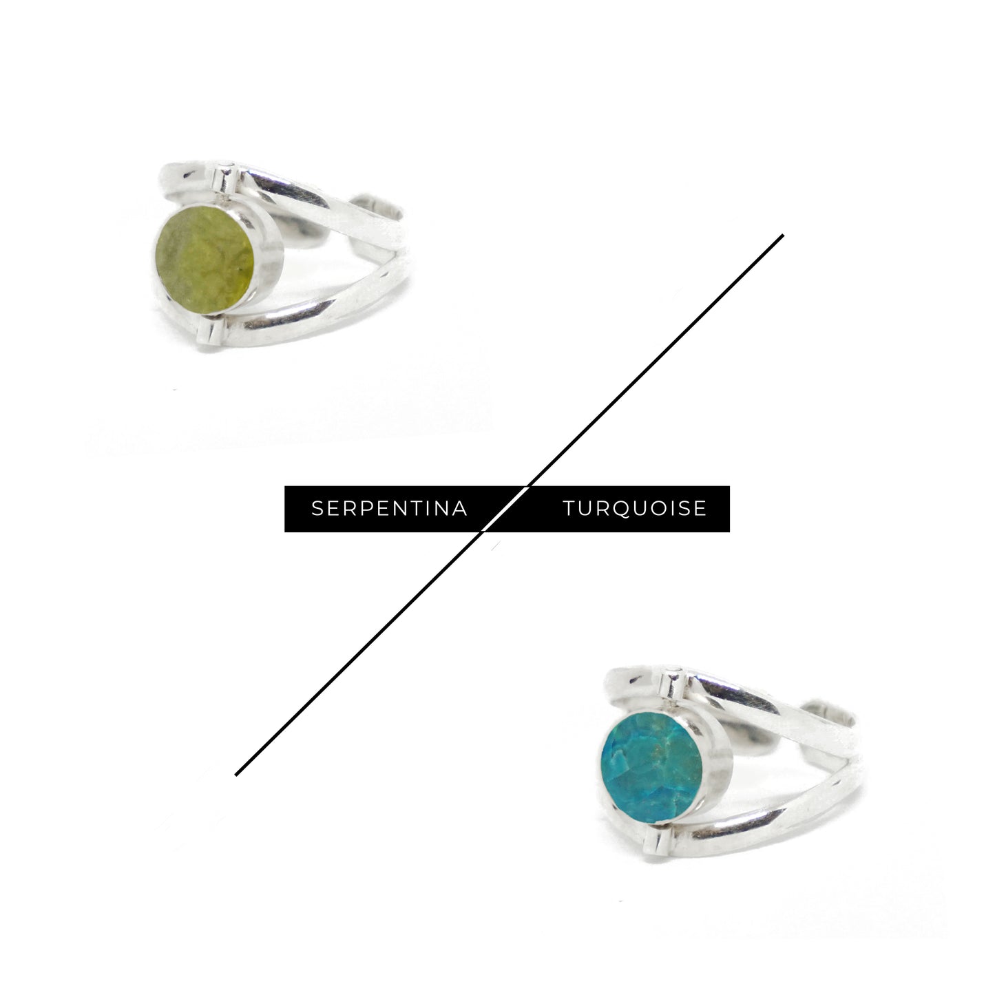 Petite Silver Reversible Ring
