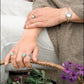 Round Silver Reversible Bracelet