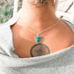 Water - Crisocola & Silver Necklace