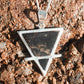 Earth - Onix and Silver Necklace