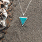 Water - Crisocola & Silver Necklace