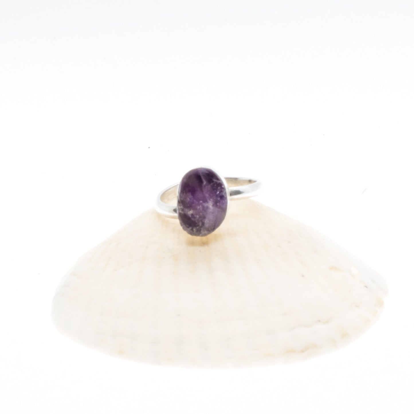 Amethyst Silver Ring