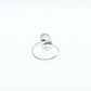 Pink Quartz Silver Ring
