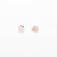 Pink Quartz Silver Studs