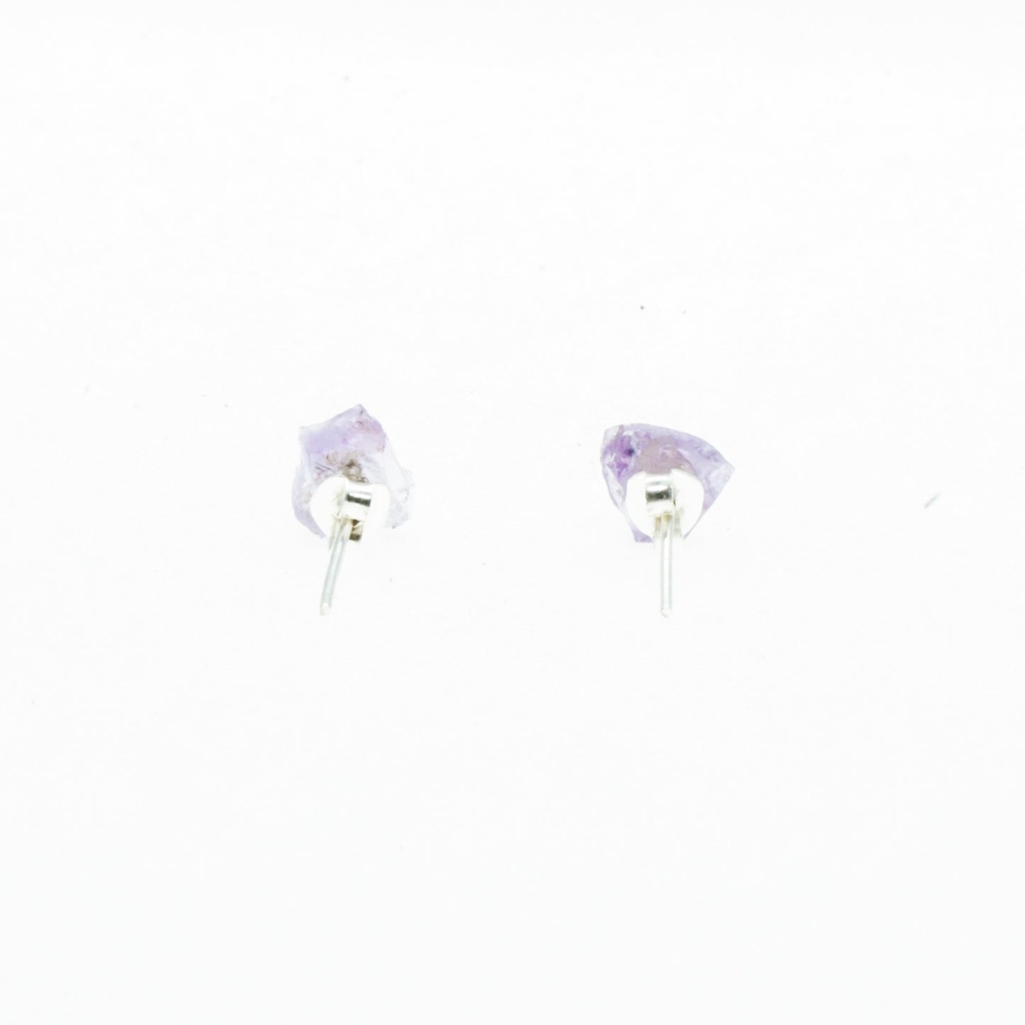 Amatista Silver Studs