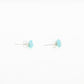 Amazonita Silver Studs