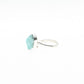 Amazonita Silver Ring