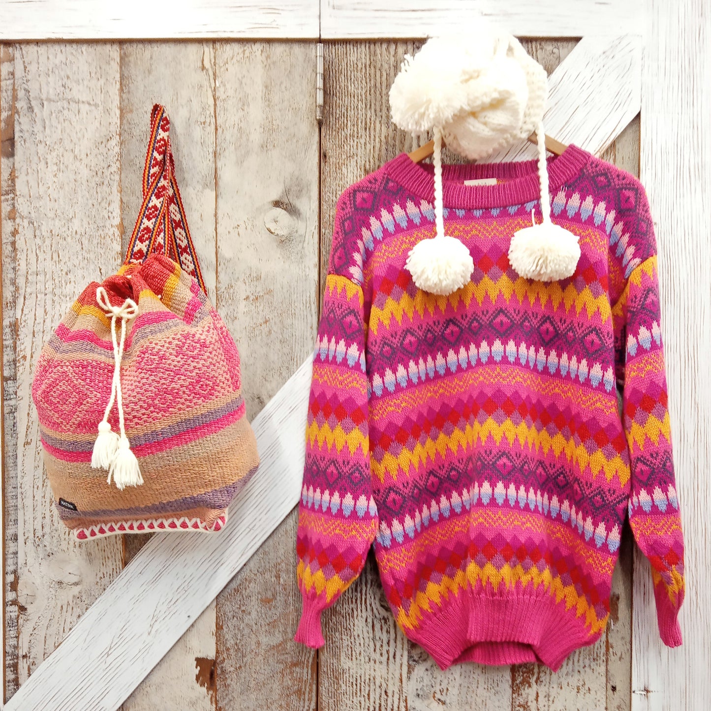 Alpaca Jumper Flamingo Pink