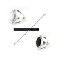 Eye Shape Silver Reversible Ring
