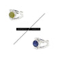 Petite Silver Reversible Ring