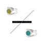 Petite Silver Reversible Ring