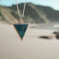 Water - Crisocola & Silver Necklace