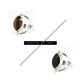 Eye Shape Silver Reversible Ring